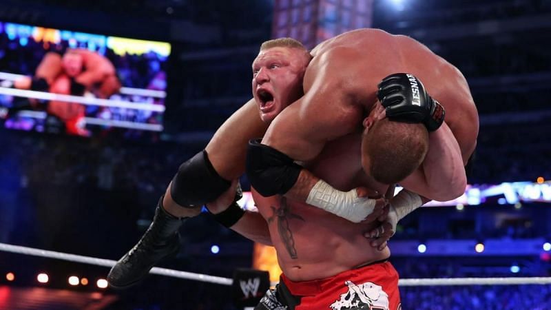 Brock and Triple H put on a solid but forgettable bout at Mania 29
